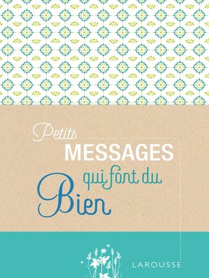 cover image of Petits messages qui font du bien